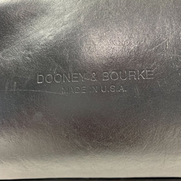 Dooney & Bourke Anniversary Dome Satchel Grey Canvas Black Trim A1114819 Y2K - Picture 10 of 12